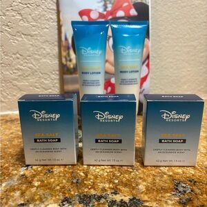 Disney resorts Sea Salt Bath Soap and Body Lotion Set - Blue